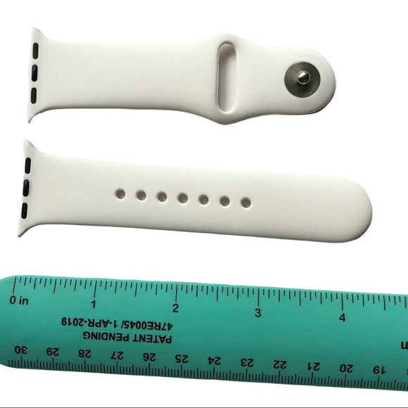 5/$20 NEW WHiTE Silicone Sport Band Apple Watch 38/40/41mm S/M - Picture 4 of 8